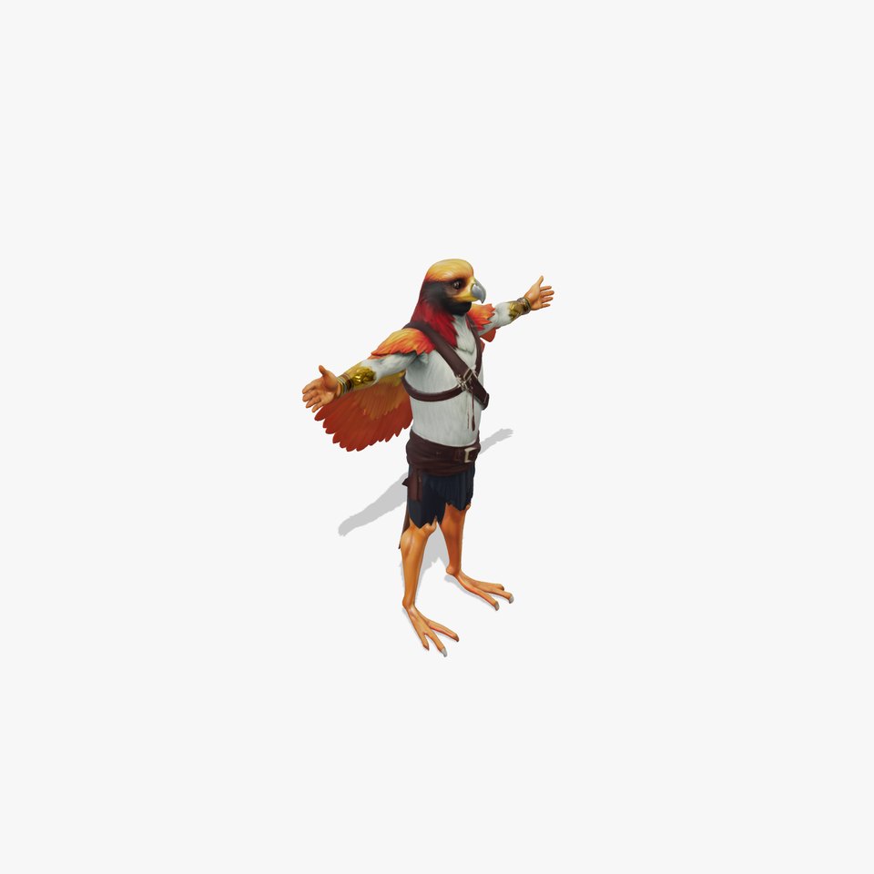 Eagle Warrior Character model pack